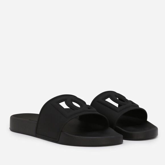 D&G Rubber Slides With DG logo Worn Once Size 36 (Women’s 6) Retail $380 - Picture 4 of 15